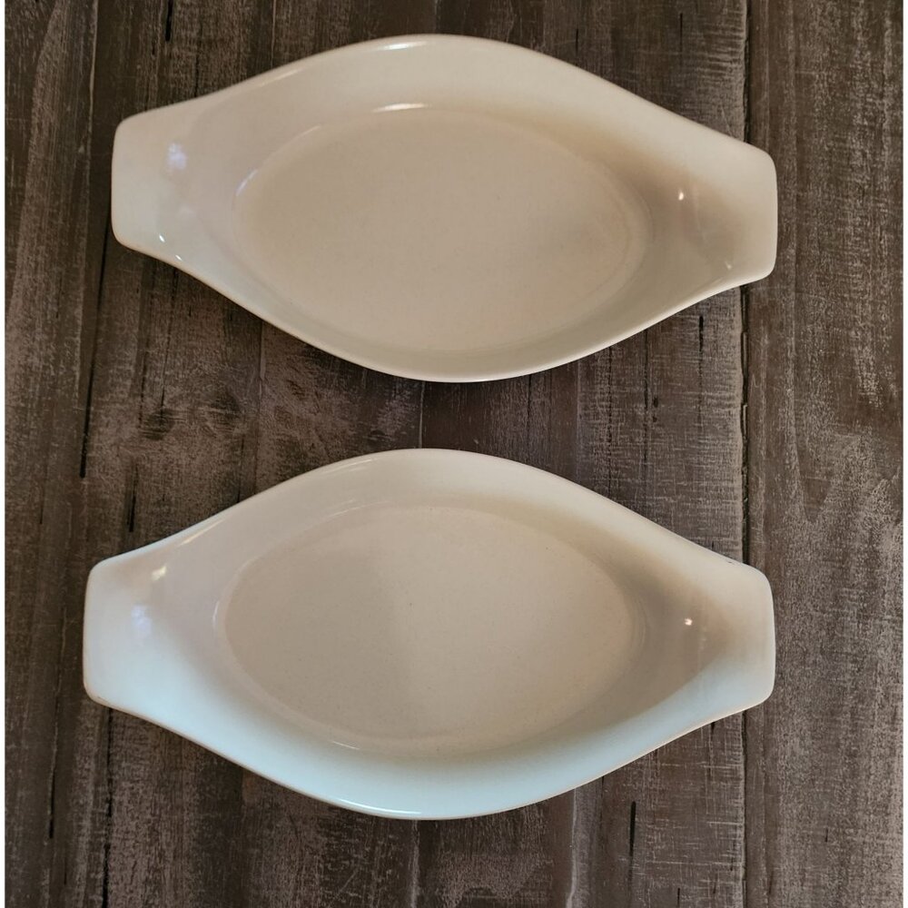 Capri Bake Serve N‎ Store Stoneware 12" Au Gratin Dishes Set Of 2 Japan NIB - Picture 3 of 10